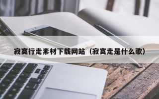青州寂寞行走素材下载网站（寂寞走是什么歌）